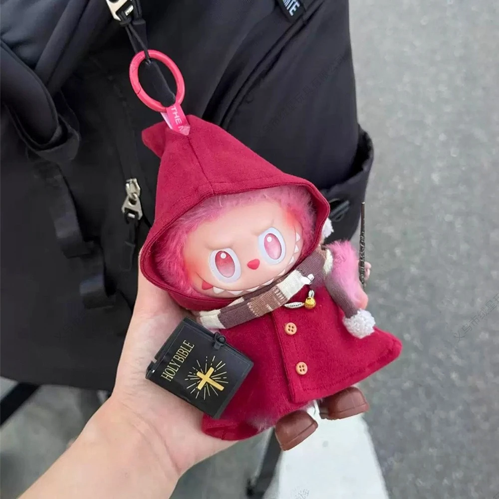 

Прекрасный плащ эльфа для мини-куклы Labubu, одежда, модный наряд, аксессуары для Ropa Labubu, модный стильный одинаковый шарф ﻿ Хэллоуин