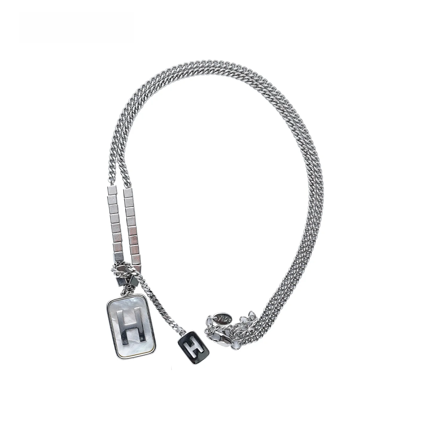 elegant-tassel-decorated-mother-child-clasp-necklace-women's-accessory-pendant-high-end-feelings-fashion-jewelry-accessories