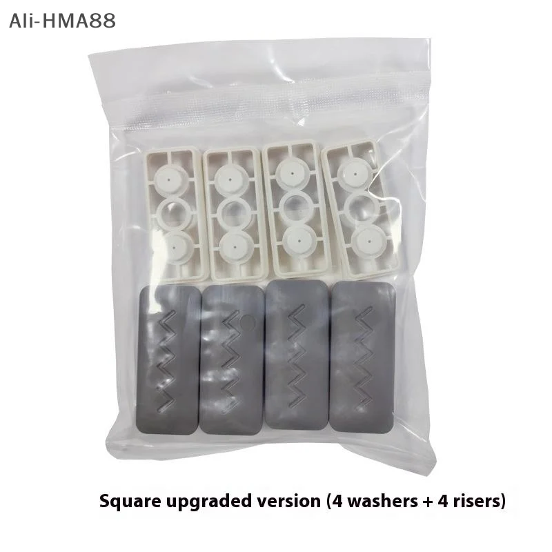 (YY)8/4Pcs 2025 New Universal Bathroom Toilet Seat Protector Pads Non-Slip Strong Adhesive Cushion For Bidet Elderly&Pregnancy