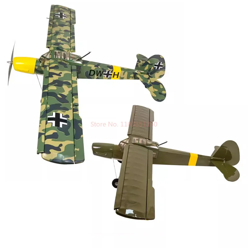 ใหม่ SCG21 Fieseler Fi 156 Storch 1600 มม. (63 ") Balsa Storch Balsa ARF PNP RC เครื่องบินฟิล์มครอบคลุมสําเร็จรูป