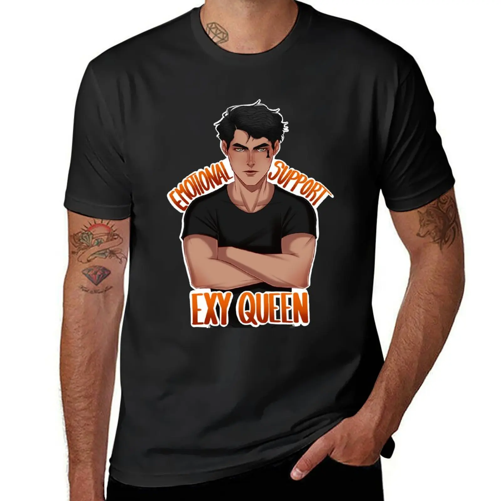 Emotional Support Exy Queen T-Shirt blacks vintage clothes for men