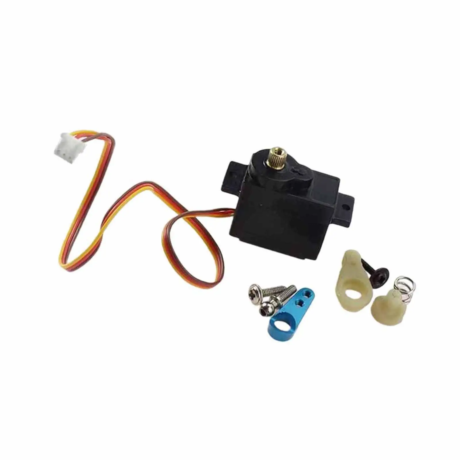 1:28 Scale RC Car Servo and Steering Kits Replace DIY Upgrade Steering Gear Arm for 284131 RC car Part Accs Vehicle