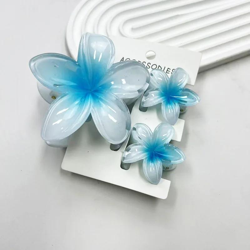 European Egg Flower Set Cross-border Flower Hair Clip Women's