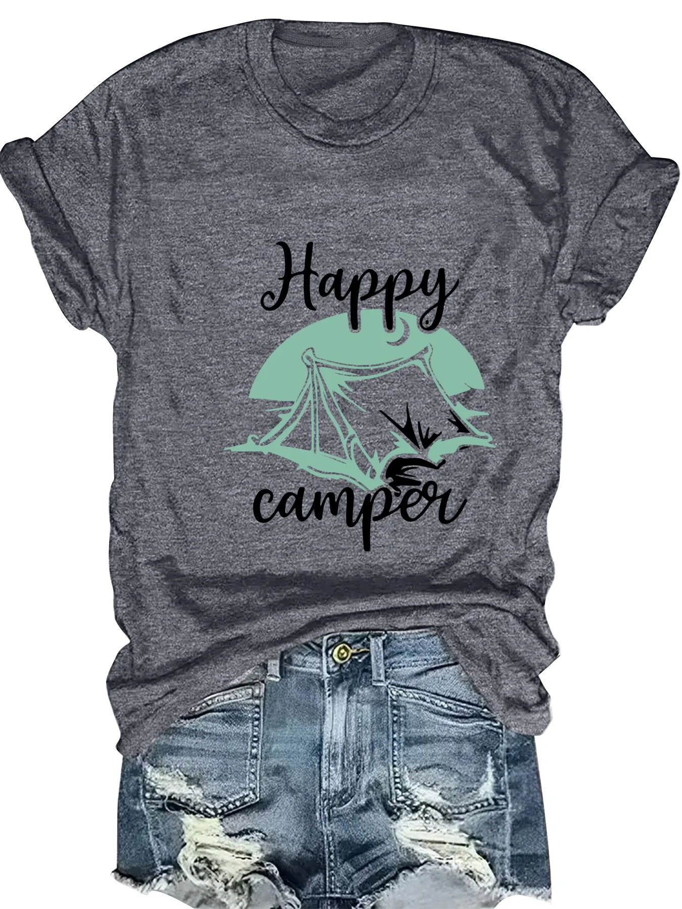 

Модная женская футболка с круглым вырезом и короткими рукавами, с принтом в виде букв, повседневный удобный женский топ