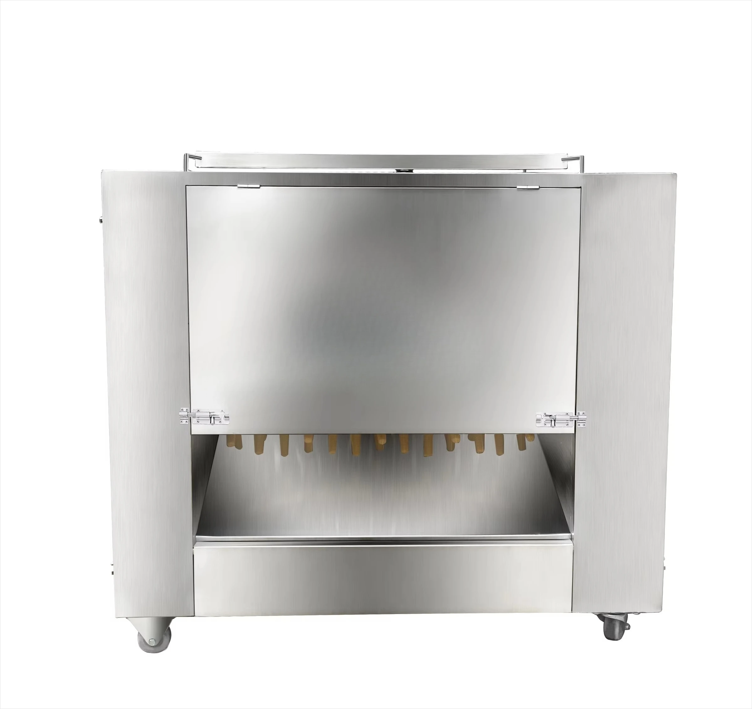 

4-осевая машина для выщипывания птицы с цепным приводом — нежное удаление перьев для курицы/утки