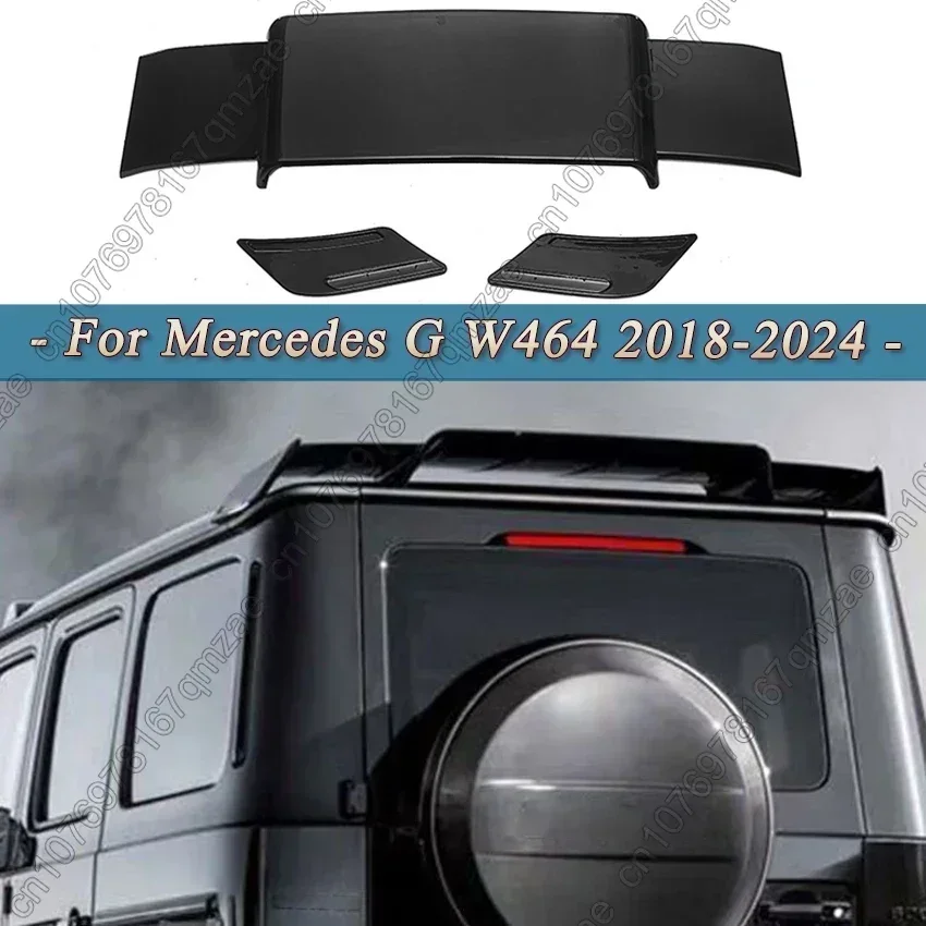 For Mercedes Benz G Class W464 G350 G500 G550 G53 G63 2018-2024 Car Rear Roof Spoiler Rear Top Lip Tail Wing Refits Spilers