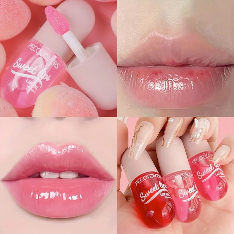 Crystal Glossy Lip Glaze Mirror Cute Lip Gloss Waterproof Transparent Nude Liquid Lipstick Lip Girls Makeup Korean Makeup