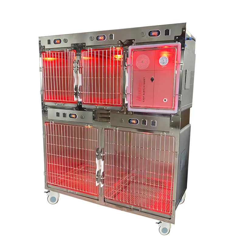 

Hospital cage 304 stainless steel pet cage Veterinary foster care