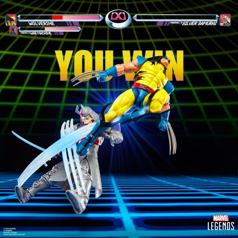 

New Original Marvel Legends Series Gamerverse Wolverine Vs Marvel's Silver Samurai Action Figure Gift