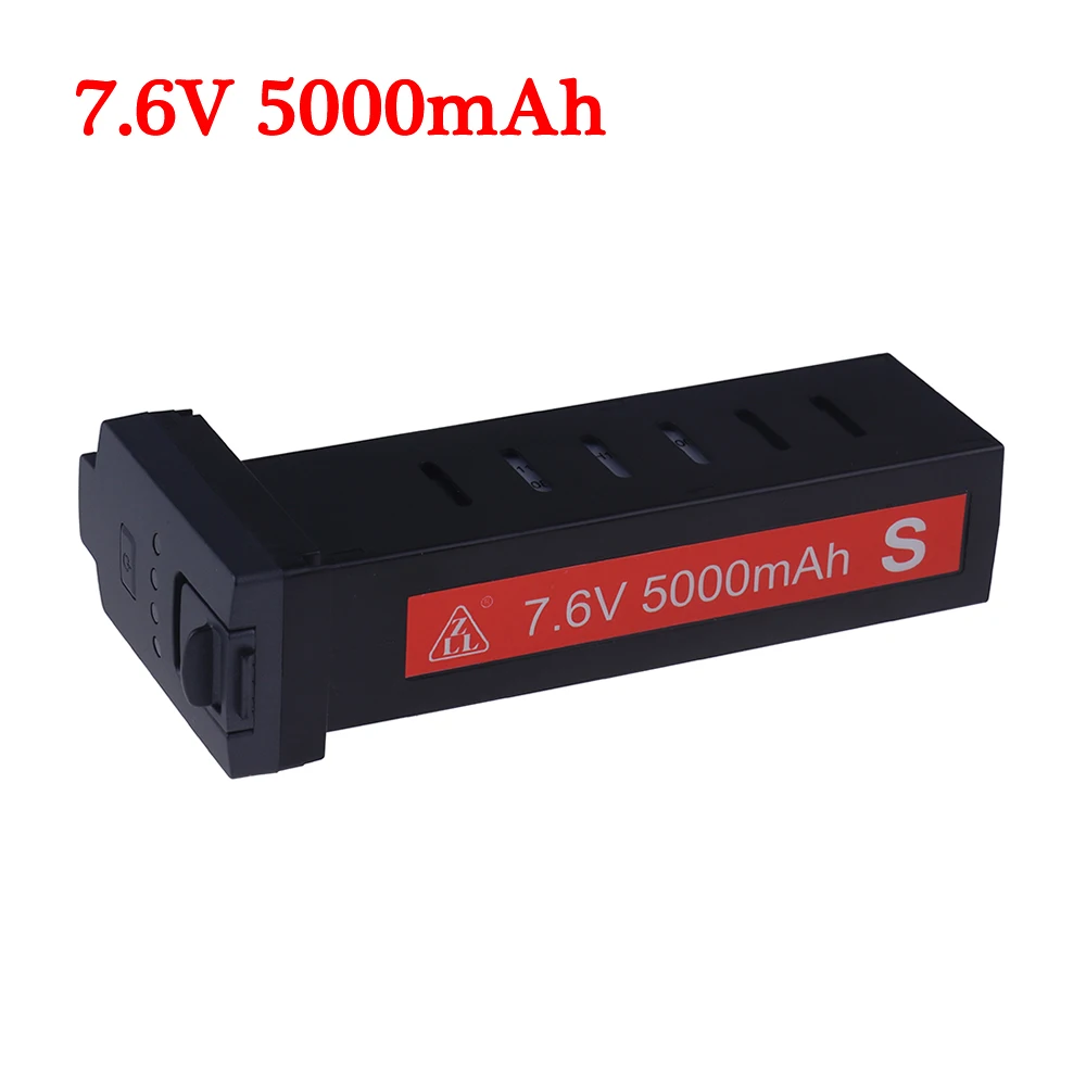 7.6V 5000mAh Li-Poly Battery For SG906 MAX1 MAX2 Beast 3E SG908 Pro MAX 3-Axis Gimbal 4K HD Camera RC Drone Spare Parts