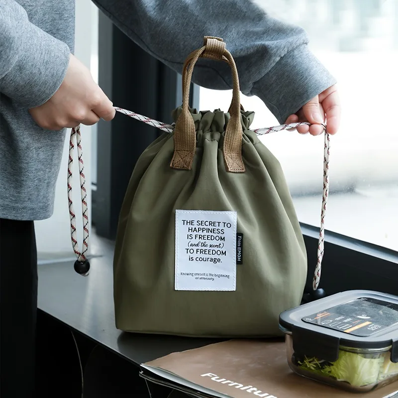 Lunch Box Handbag, Thick Insulation Portable Men's and Women's Work Lunch Bag, Large Capacity Lunch Bags with Food