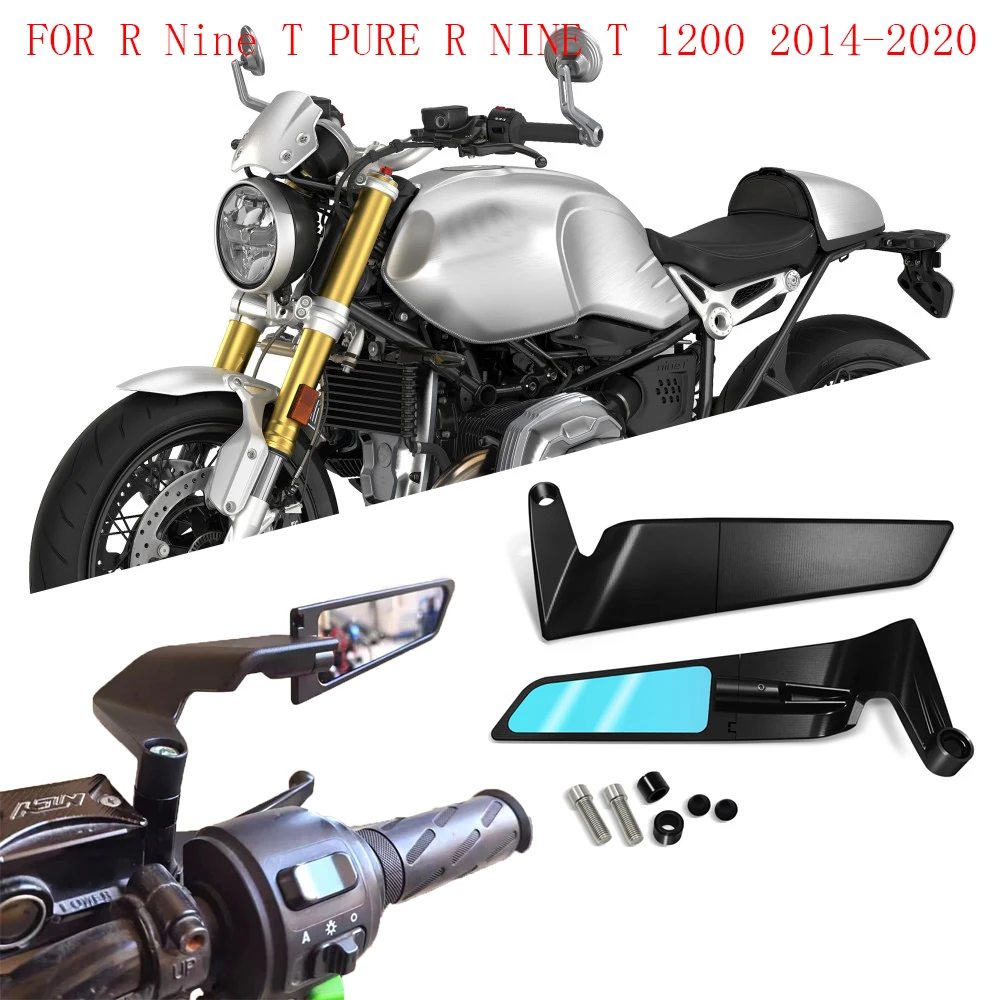 

For BMW R Nine T PURE R NINE T 1200 2014-2020 motorcycle accessories rearview mirror wind wing side rear view reversing