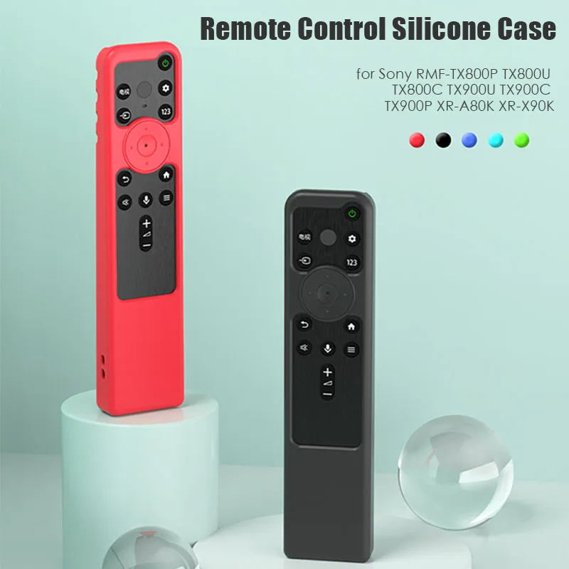 Silicone Remote Case for Samrt TV RMF-TX910U TX900C TX900P Glow Control Cover for Sony RMF-TX800P TX800U TX800C Protective Shell