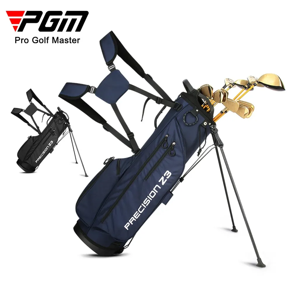 

PGM Portable Golf Stand Bag with Braces Men Women Bracket Stand Support Lightweight Golf Bagpack Adult Golf Club Bag QB074