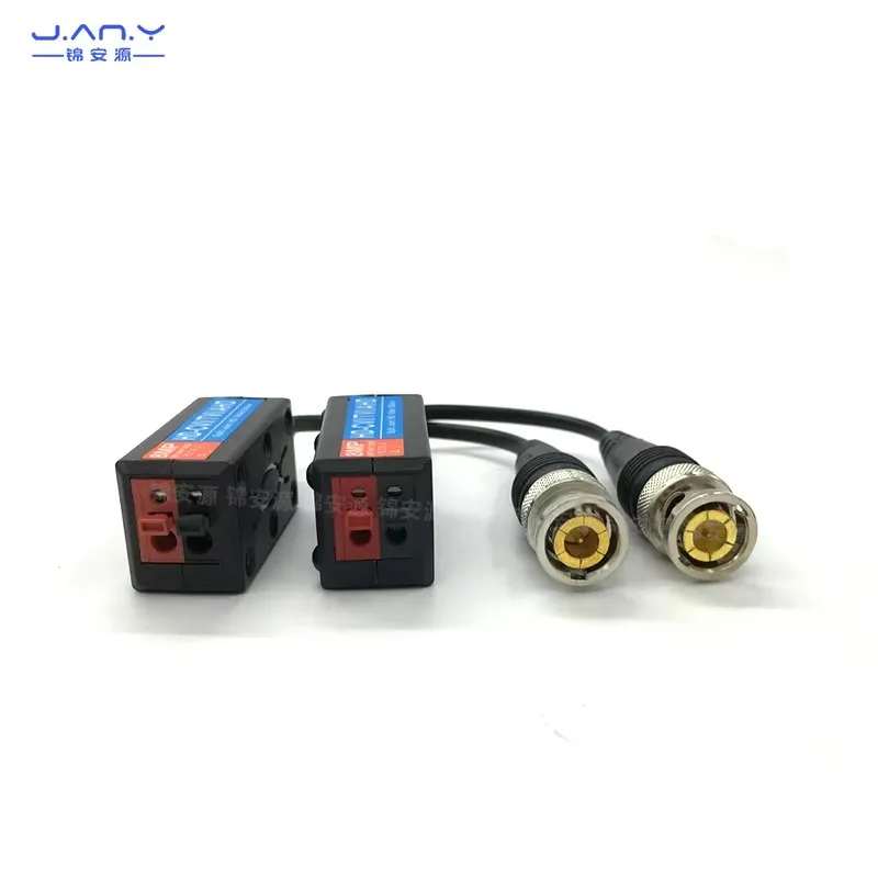 8mp HD twisted pair transmitter card wire connection BNC joint network transfer route lightning protection and anti-interference