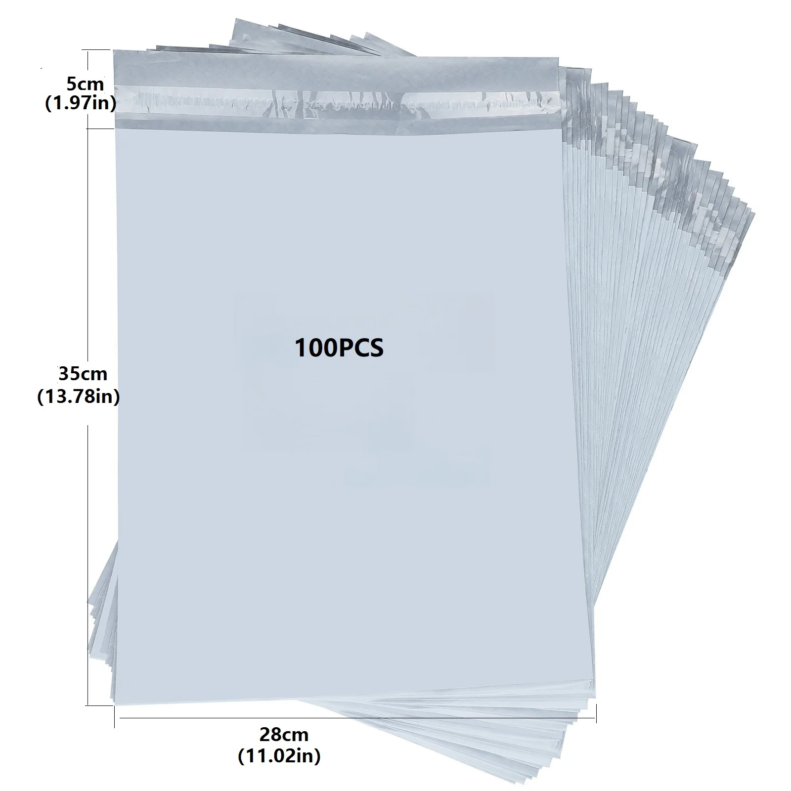25/50/100 Uds sellado autoadhesivo correo de logística exprés bolsa de embalaje impermeable y a prueba de polvo, embalaje de regalo y bolsa de envío