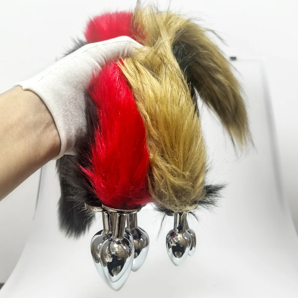 1 قطعة ، BDSM خمسة أحجام ذيل الكلب المكونات الشرج ، ذيل الحيوان بعقب المكونات ، لعب الأدوار ألعاب الجنس ، ألعاب الجنس الكبار ، BDSM عبودية لعبة الجنس ، أ