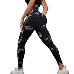 Pantalon de yoga sans couture pour femme, leggings de sport, collants push-up taille haute, fitness, entraînement, vêtements de sport, 2024