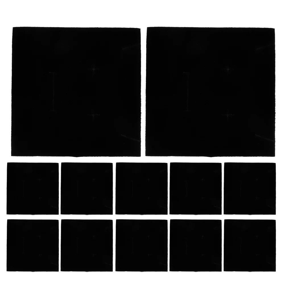 20 Pcs Jewelry Box Lining Ear Sponge Insert Necklace Display Holder Mat Showcase Replacement Liner Ring Tray