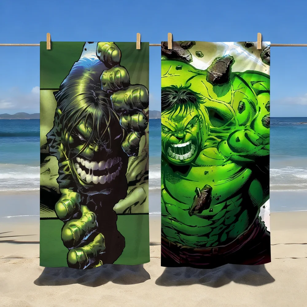Classic H-Hulk Movie MA Towel Soft Pool Gift For Travel Gym Shower Camping Quick Dry Sports Large Beach Towels