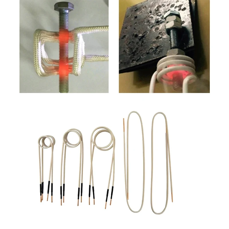 Kit de calentador de inducción magnética de 1500W, máquina de calefacción automotriz sin llama de 110V y 220V con 10 bobinas, herramienta de reparación de automóviles de alta resistencia