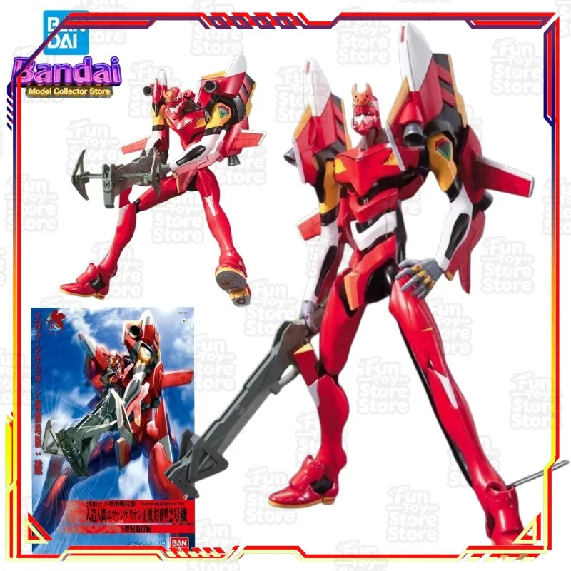 Bandai Evangelion EVANGELION-02 Action Figure Anime Toy Collectible Model Kit Official Licensed EVA Series Assembled Figure