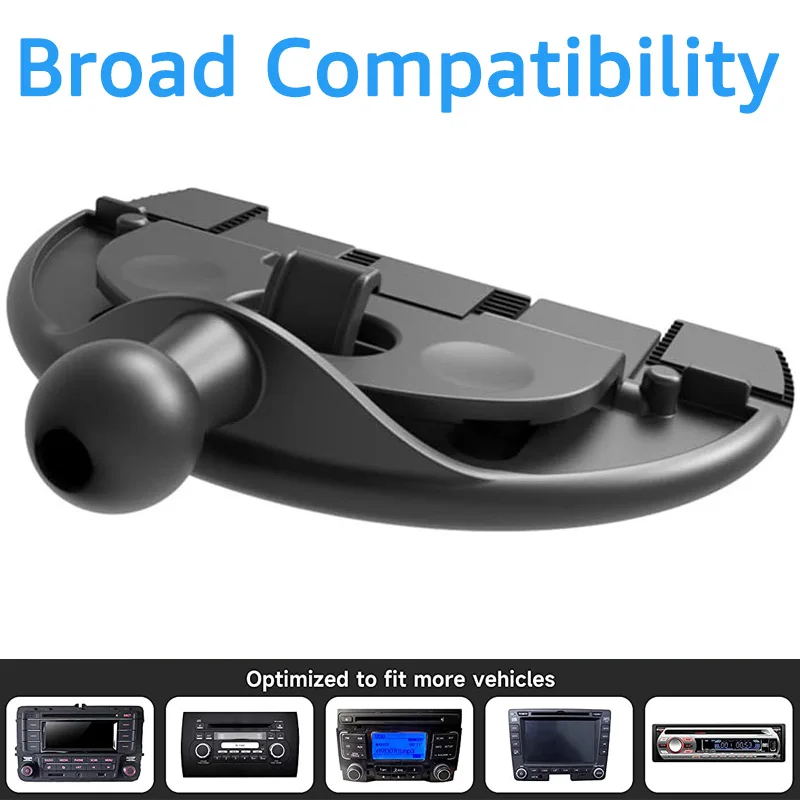 Universal Car CD Slot Phone Holder Base 17mm Ball Head Base for Car CD Slot Cellphone Navigation GPS Mount Accessories