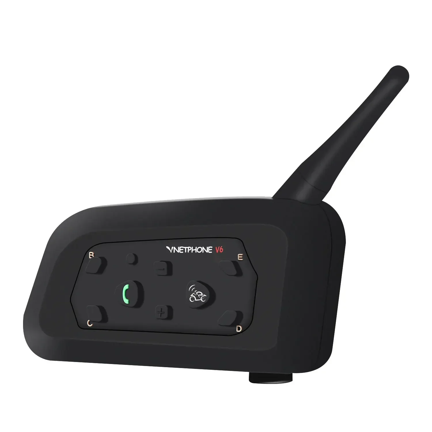 Waterproof V6 full duplex bluetooth helmet intercom headset interphone for motorcycle