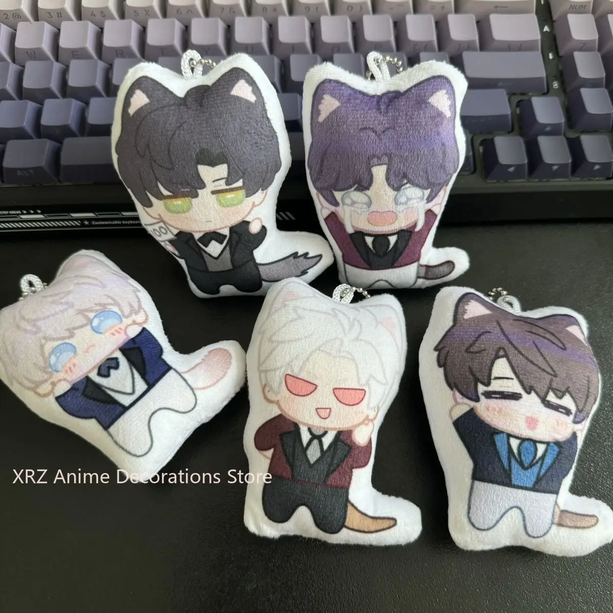 

Новинка 2026 года, аниме Love and Deepspace Xavier Zayne Rafayel, рюкзак для косплея, украшение, милый плюшевый кулон, брелок, рождественские подарки