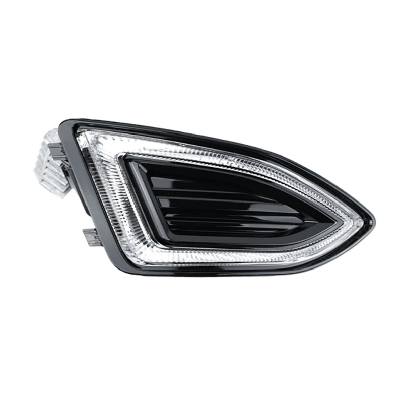 For Ford Edge 2015 2016 2017 2018 US Version Auto LED Front Bumper DRL Daytime Running Drive Light Fog Lamp Cover Frame Grille - view 3