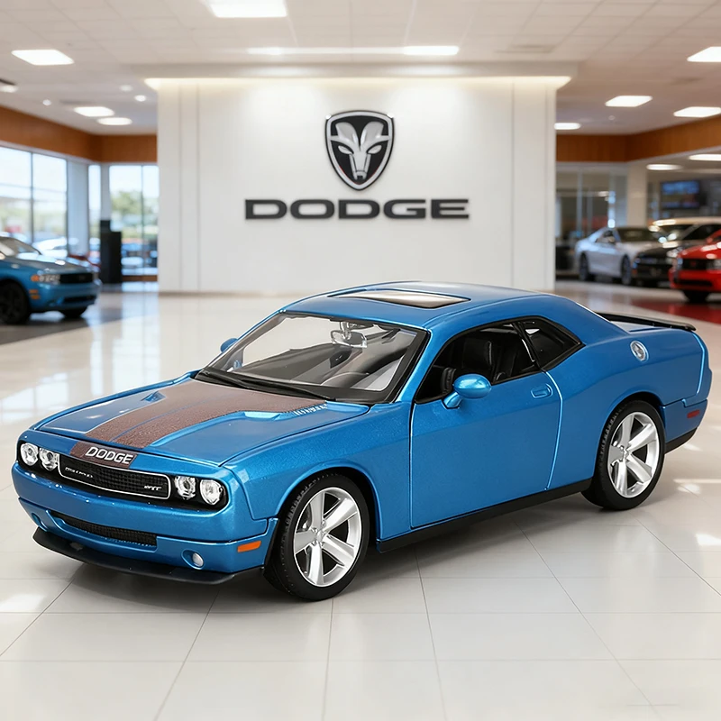 Maisto 1:24 دودج تشالينجر SRT8 2008 سبيكة سيارة Diecasts ولعبة المركبات نموذج سيارة مصغرة مقياس نموذج سيارة للأطفال