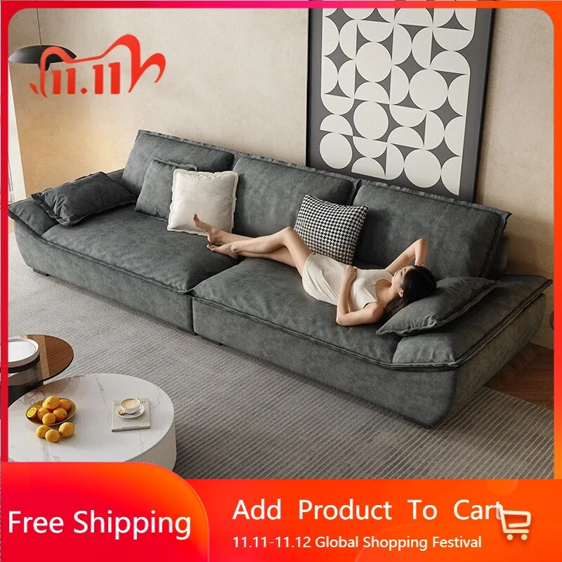 

Французские винтажные диваны для гостиной, двухместный диван, ленивый минималистичный расслабляющий диван для гостиной, дешевая мебель Muebles в стиле постмодерн