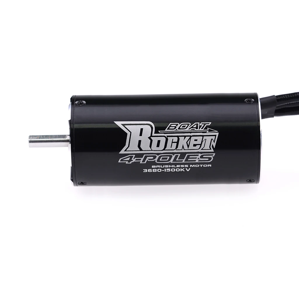 ROCKET-RC 3660 3670 3680 방수 브러시리스 센서리스 모터, 5.0mm 샤프트, Traxxas M41 Catamaran Spartan 800-1000mm RC 보트