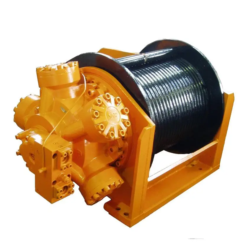 Hydraulic Crane Winch 3 Ton 4ton 5ton 6ton Large Wire Rope Capacity