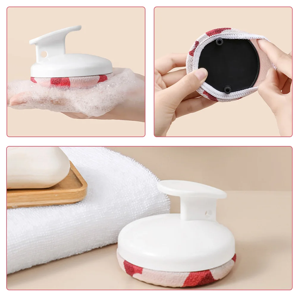 

1Set Handheld Body Scrubber Ergonomic Bath Shower Brush Exfoliating Skin Cleaning Scrubber Lightweight Shower Supplies