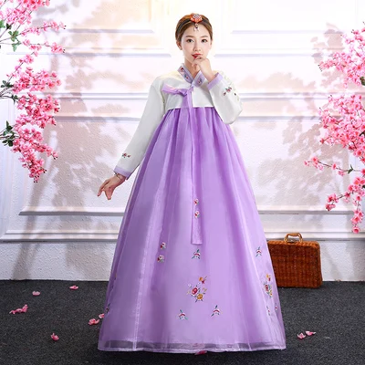 Korean Folk Costume Traditional Women's Court Wedding Daily Performance Dance Stage Wear Ancient