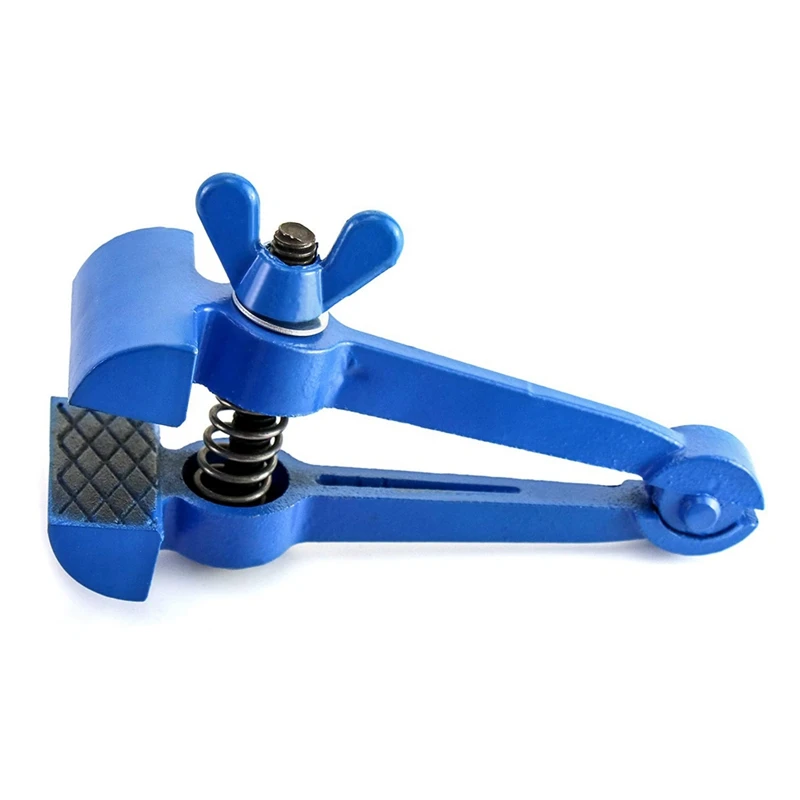 Hand-Held Vise Hand Clamp Pipe Vise Plumbing Tool Workshop Vise Pipe Tool Steel Handle Spring Clamp Base Pliers