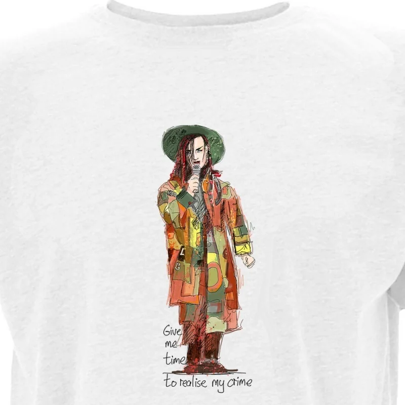 Boy George – Culture Club,, Mums, Pop_Mod_Reggae_Irish_00000116- قمصان بنمط مرسومة يدويًا لكل من الرجال والنساء في صيف 20