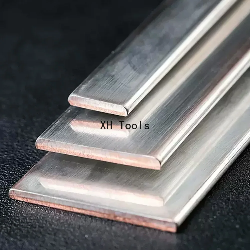 1 Stück Länge 500mm t2 verzinnter Kupfers tab lila Kupfer flache Streifen dicke 2mm 3mm 4mm 5mm leitfähige Erdung platte Sammel schiene