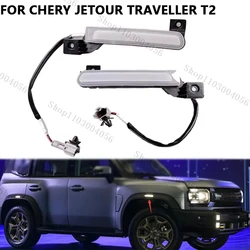 Car Wheel Brow Lamp Light For Chery Jetour Traveller T2 Auto Exterior Trim Parts Front Wheel Brow Lamp