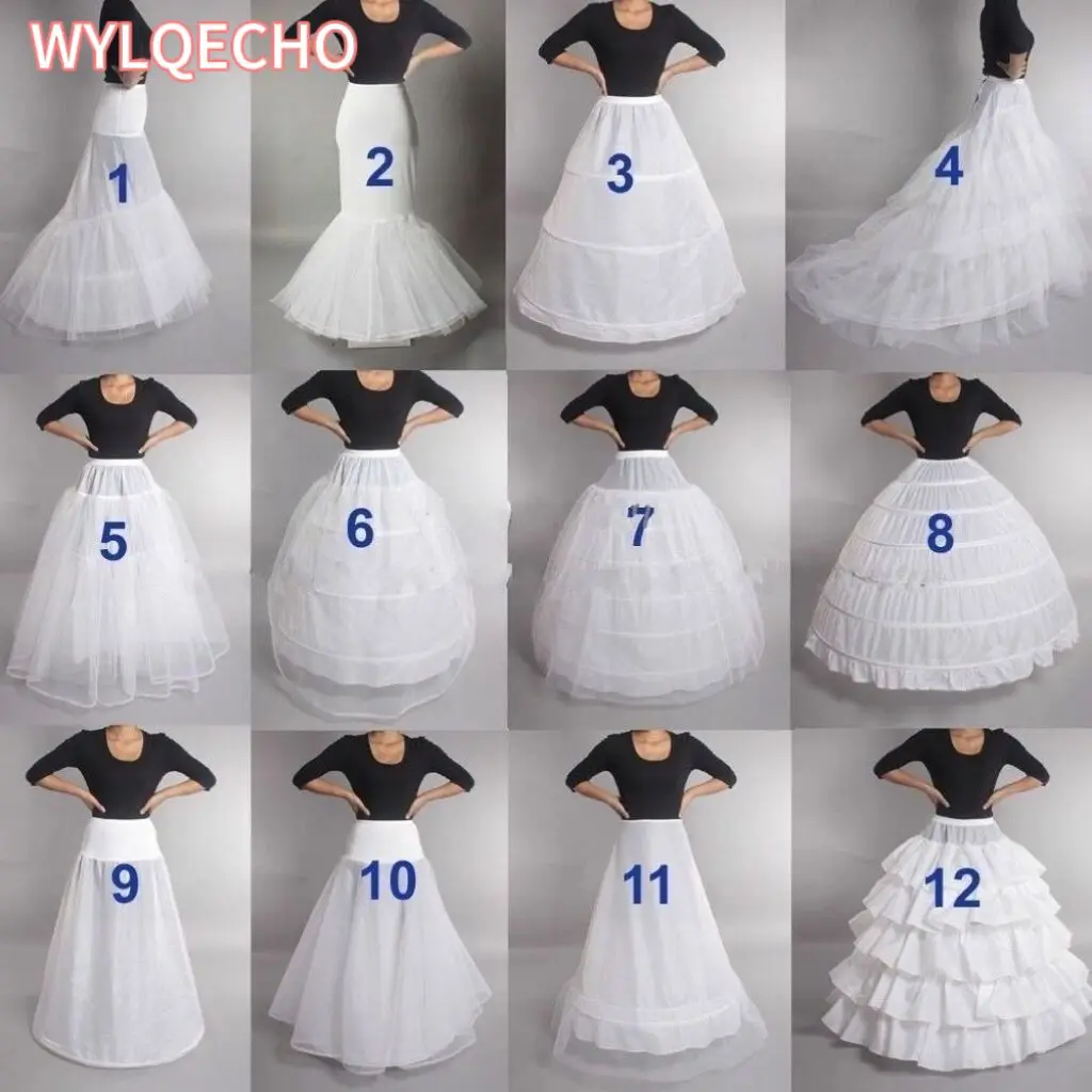 Enaguas de 6 aros para vestido de novia, accesorios nupciales, Crinolines, Bustle Hanbok, novedad