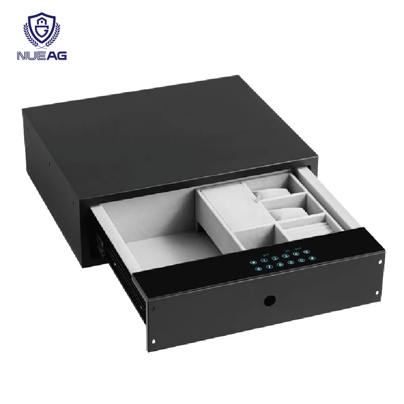 

Customizable Size All-steel Material Smart Unlocking Digital Password Drawer Hotel Safe For Furniture