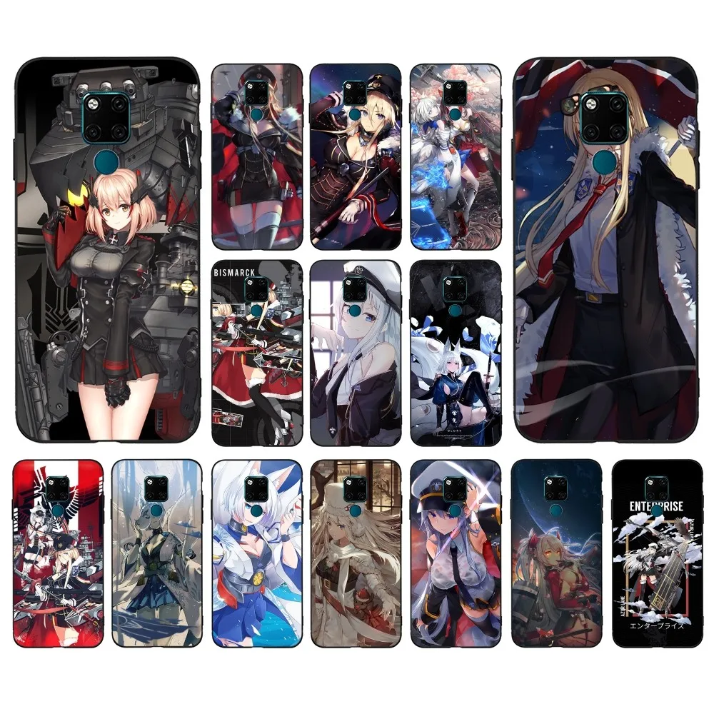 Game Azur Lane Phone Case For Huawei Mate 10 20 30 40 50 lite pro Nova 3 3i 5 6 SE 7 pro 7SE