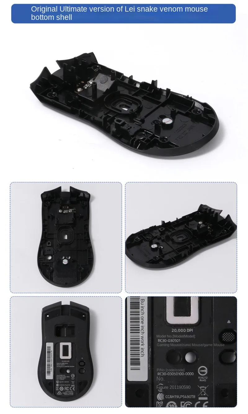Für Viper Ultimate Edition Maus Shell Batterie Motherboard Empfänger Roller Kabel Kleine Seite Taste Lade Bord Teile – Detail 3