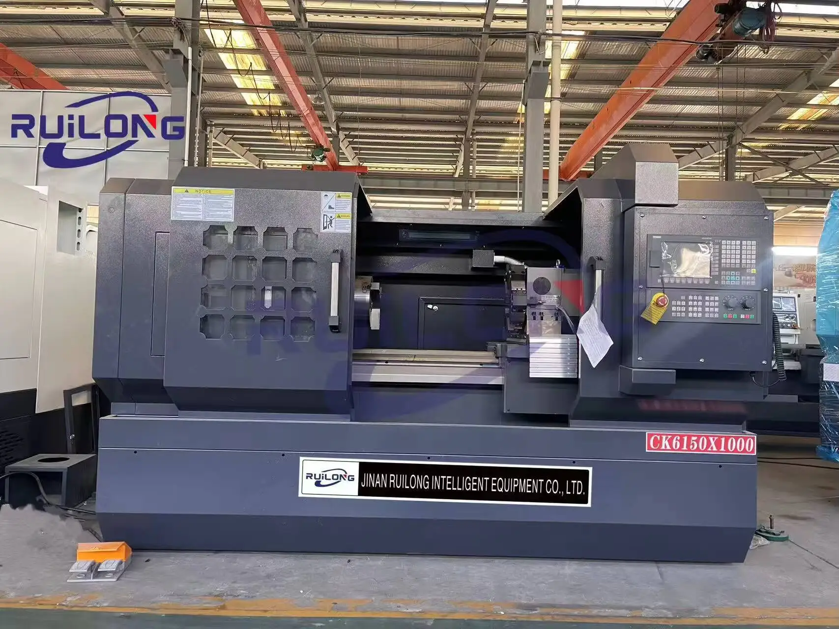 Fully Automatic Heavy Duty Ck6140 Ck6150 Horizontal CNC Lathe High Precision Flat Bed Structure With 220V Digital Voltage