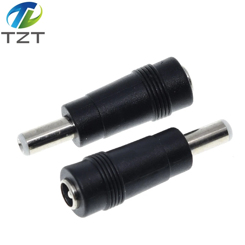 TZT 1/3/5Pcs 5.5 x 2.1mm Female To 5.5 x 2.5mm Male DC Power Connector Adapter Laptop 5.5*2.1 Female To Male 5.5*2.5