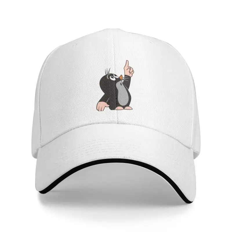 Classic Mole Pointing Baseball Cap Women Men Breathable Cartoon Krtek Little Maulwurf Dad Hat Outdoor