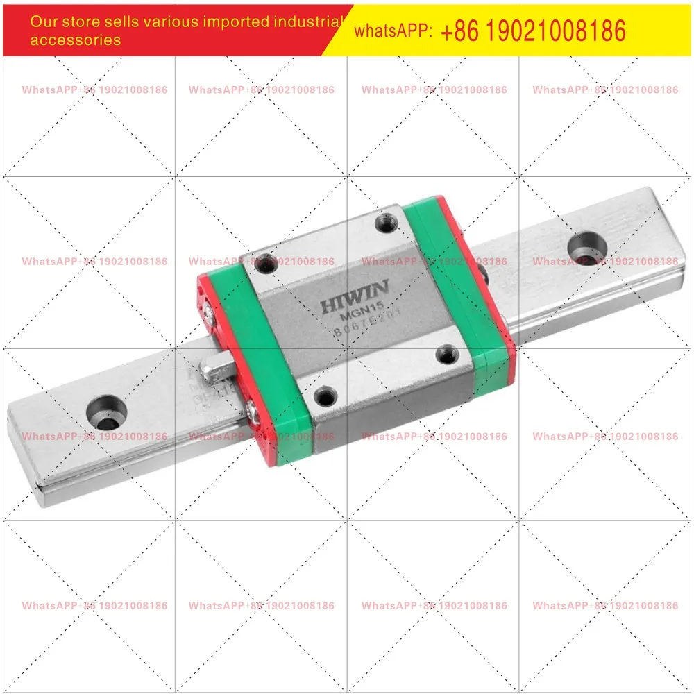 Genuine upper silver HIWIN linear guide miniature slider MGN/MGW/7C/9C/12C/15C/H lengthened