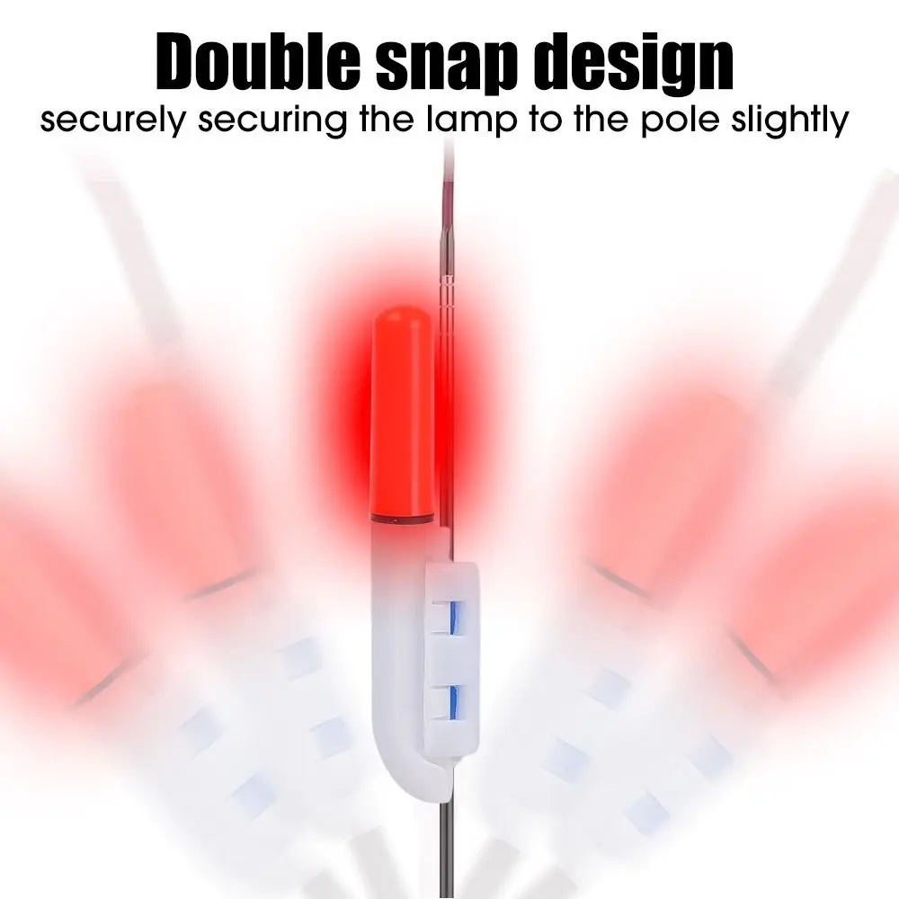 Waterproof Electronic Fishing Stick Light CR425 Battery Double Snap LED Light Stick Sound Alert Removable Float view 3