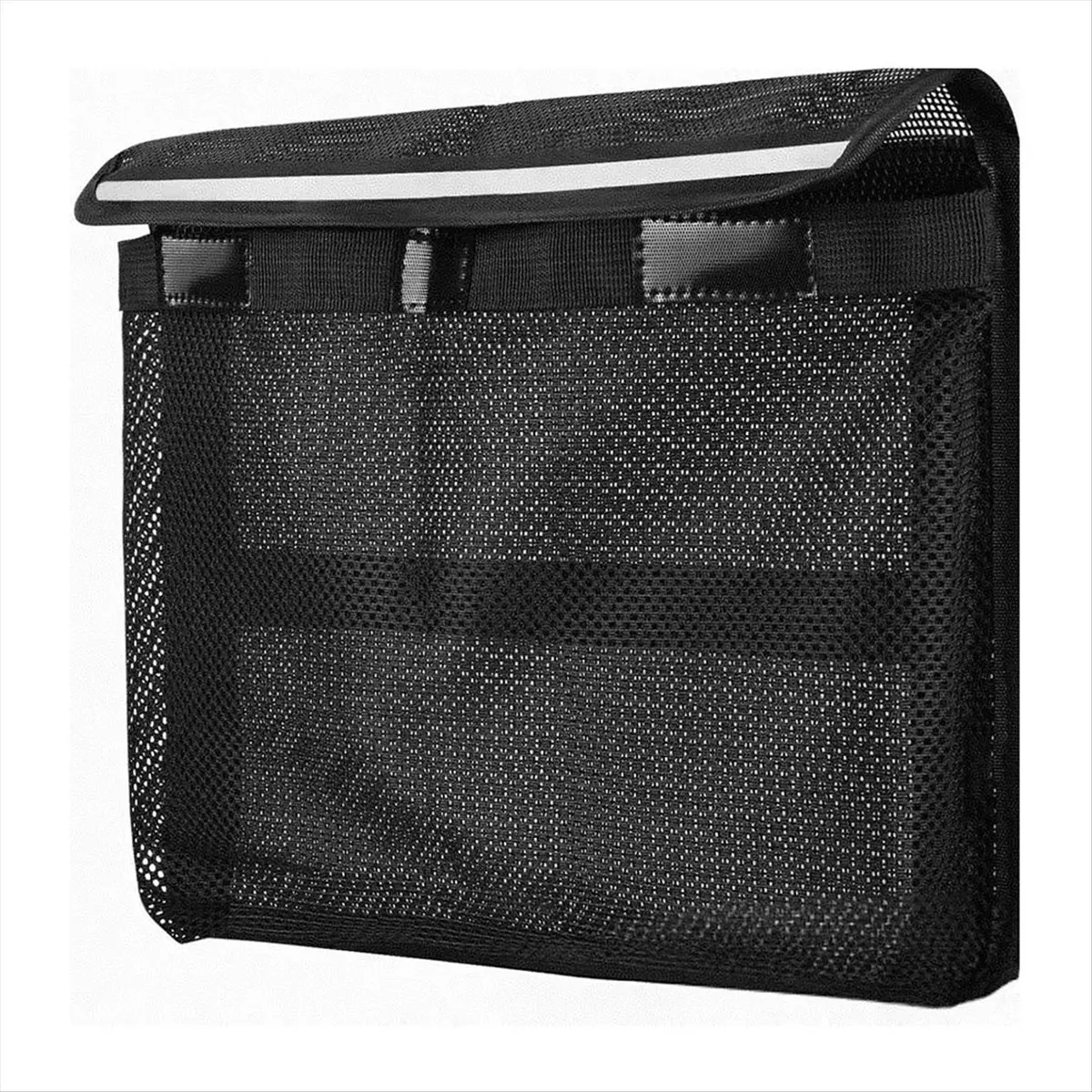 

Boat Storage Accessories, Closable Reflective Self-Adhesive Universal Mesh Bag for Gloves, Tools, Tackle, Gear [cilae-17R]